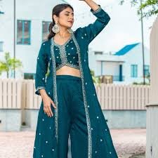 Crop Top & Palazzo Set